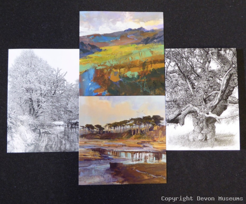 4 cards: Devon Artists product photo